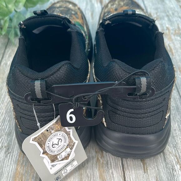 Men's Rugged Camo Real Tree Slip-On Shoes Size 9 - Picture 3 of 12